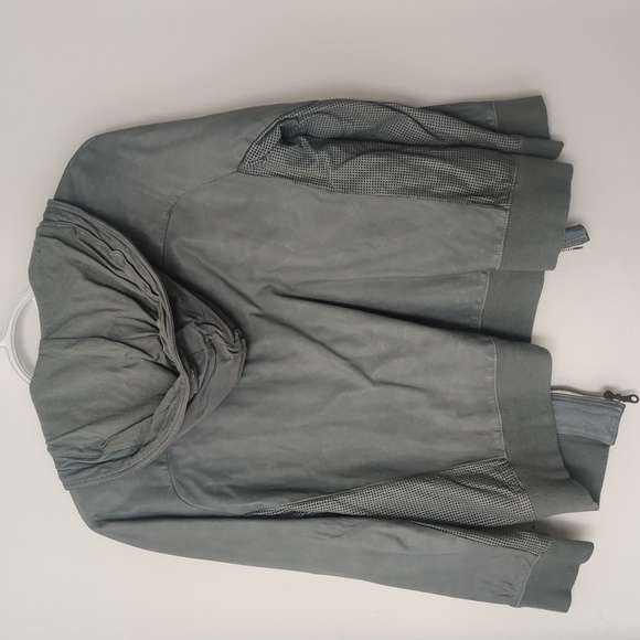 Luxury Designer Japanese Brand Leather Sky Blue Hoodie Jacket Boomer - Picture 3 of 6